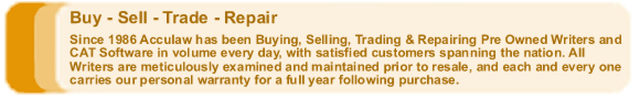 Acculaw Buys - Sells - Trades & Repairs