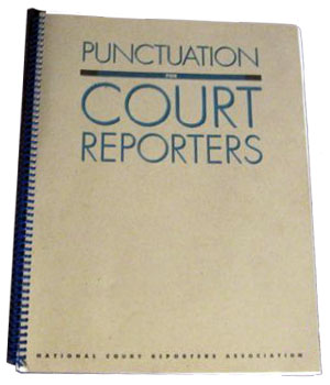 court reporter book punctuation for court reporters court reporter book punctuation for court reporters