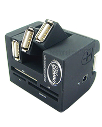 3 Port USB 2.0 Hub & Multiple Card Reader