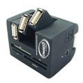 3 Port USB 2.0 Hub & Multiple Card Reader